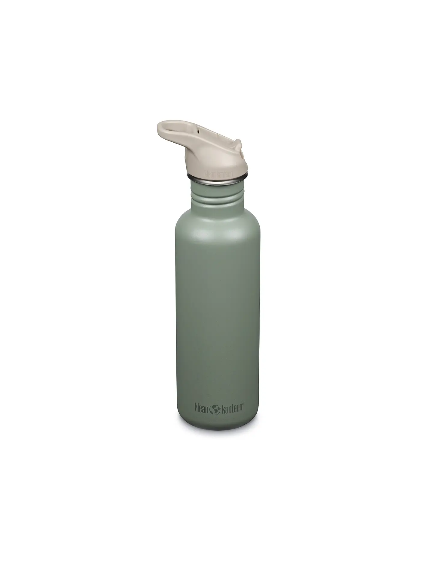 KLEAN KANTEEN | Trinkflasche Classic Flip Seal Sport Cap Wistraw 532ml | olive